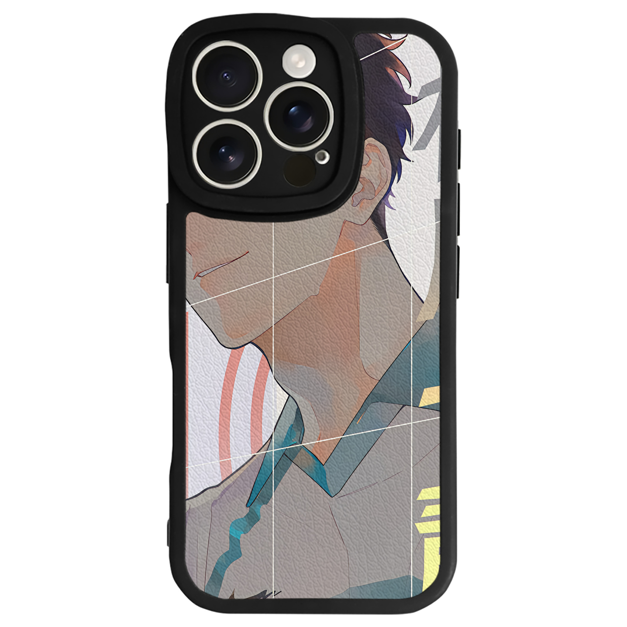 （画像用） ハイキュー!! Haikyu!! 【iPhone 16シリーズ対応】シリコンスマホケース（レザー調） 材質：シリコン